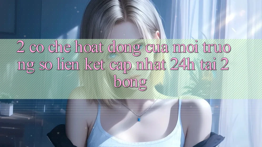 2. Cơ Chế Hoạt Động Của Môi trường số “Liên kết Cập Nhật 24h” Tại 2bong