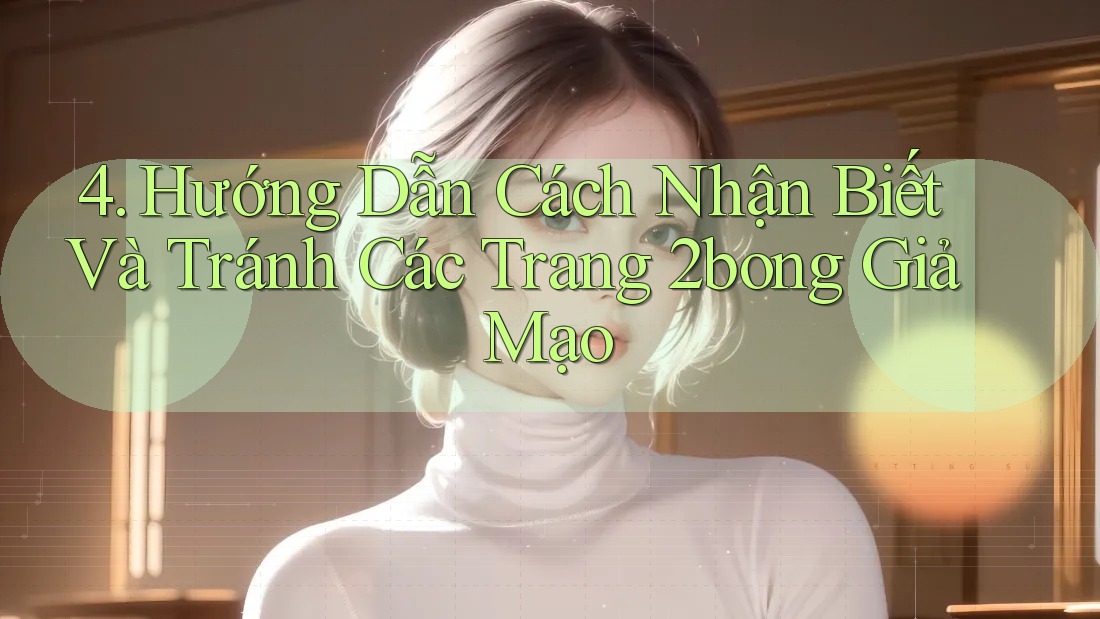4. Hướng Dẫn Cách Nhận Biết Và Tránh Các Trang 2bong Giả Mạo