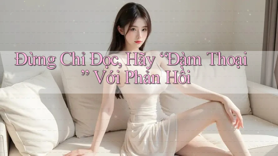Đừng Chỉ Đọc, Hãy “Đàm Thoại” Với Phản Hồi