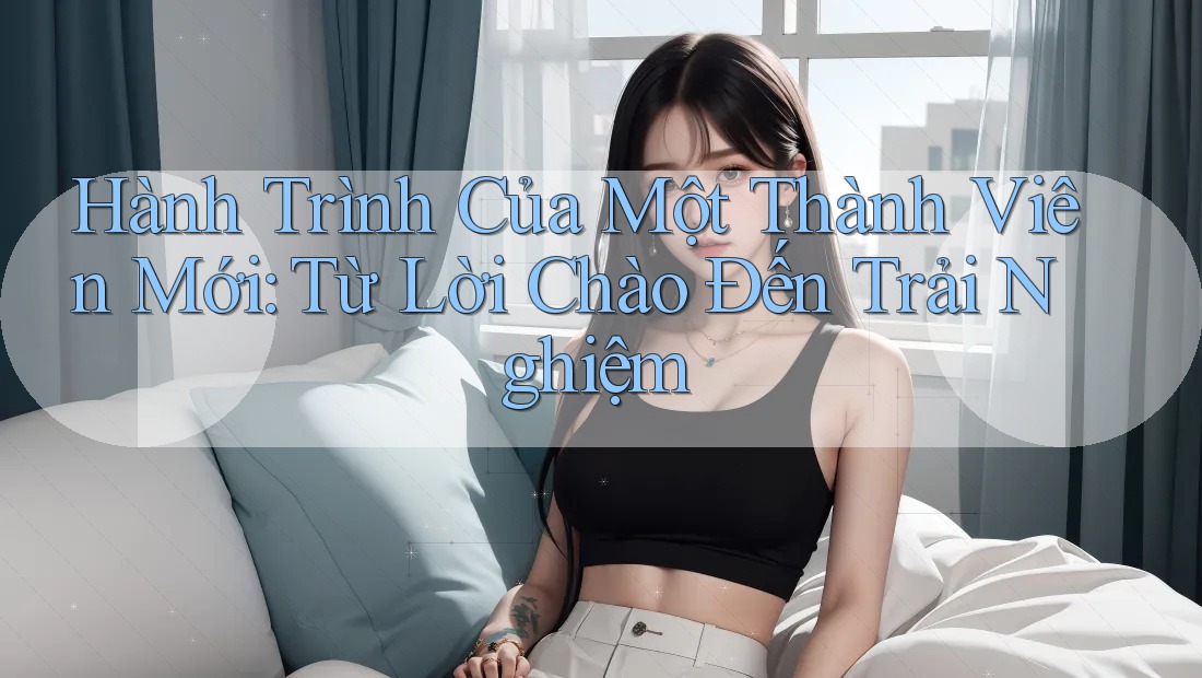 Hành Trình Của Một Thành Viên Mới: Từ Lời Chào Đến Trải Nghiệm