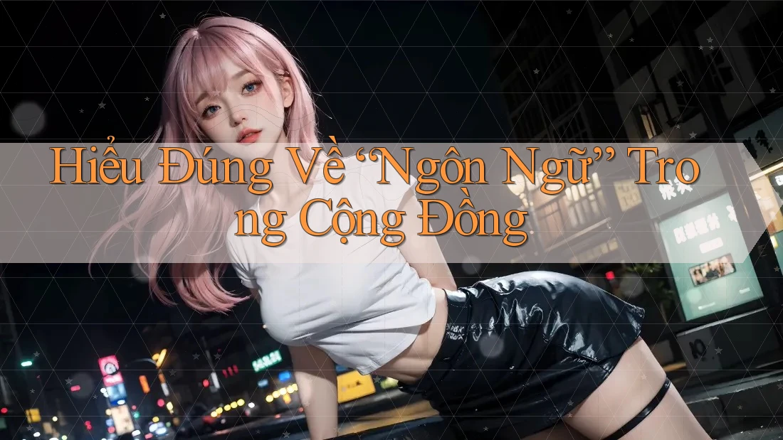 Hiểu Đúng Về “Ngôn Ngữ” Trong Cộng Đồng