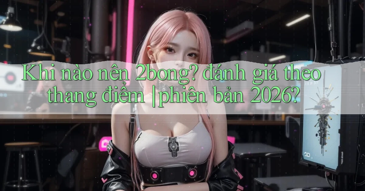Khi nào nên 2bong đánh giá theo thang điểm phiên bản 2026