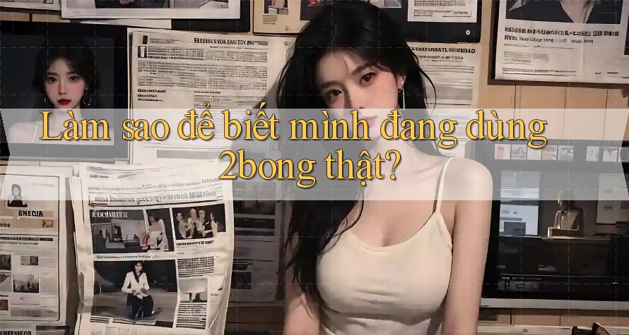 Làm sao để biết mình đang dùng 2bong thật?