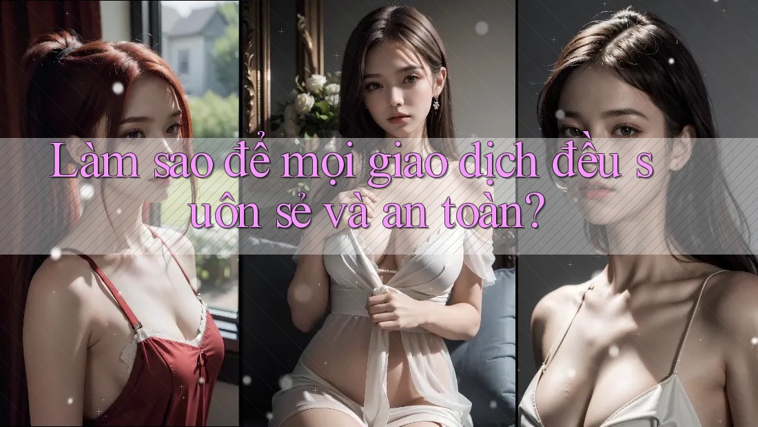 Làm sao để mọi giao dịch đều suôn sẻ và an toàn? Làm sao để mọi giao dịch đều suôn sẻ và an toàn?