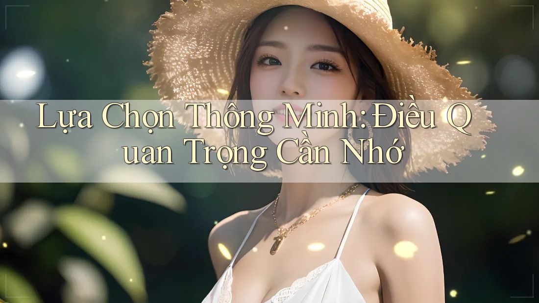 Lựa Chọn Thông Minh: Điều Quan Trọng Cần Nhớ Lựa Chọn Thông Minh: Điều Quan Trọng Cần Nhớ