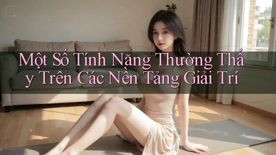 Một Số Tính Năng Thường Thấy Trên Các Nền Tảng Giải Trí