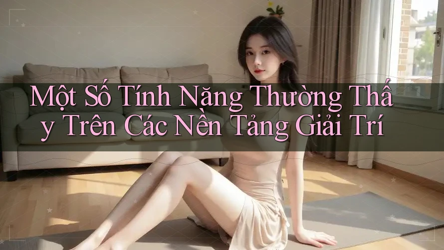 Một Số Tính Năng Thường Thấy Trên Các Nền Tảng Giải Trí