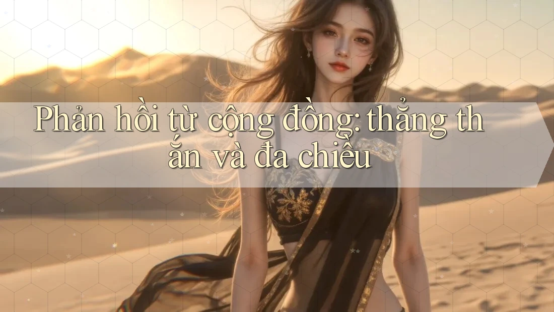 Phản hồi từ cộng đồng: thẳng thắn và đa chiều