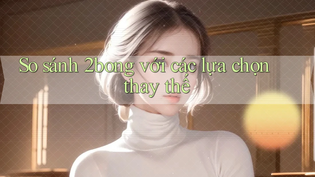So sánh 2bong với các lựa chọn thay thế So sánh 2bong với các lựa chọn thay thế