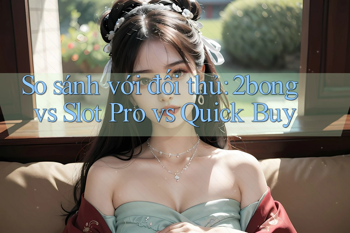 So sánh với đối thủ: 2bong vs Slot Pro vs Quick Buy