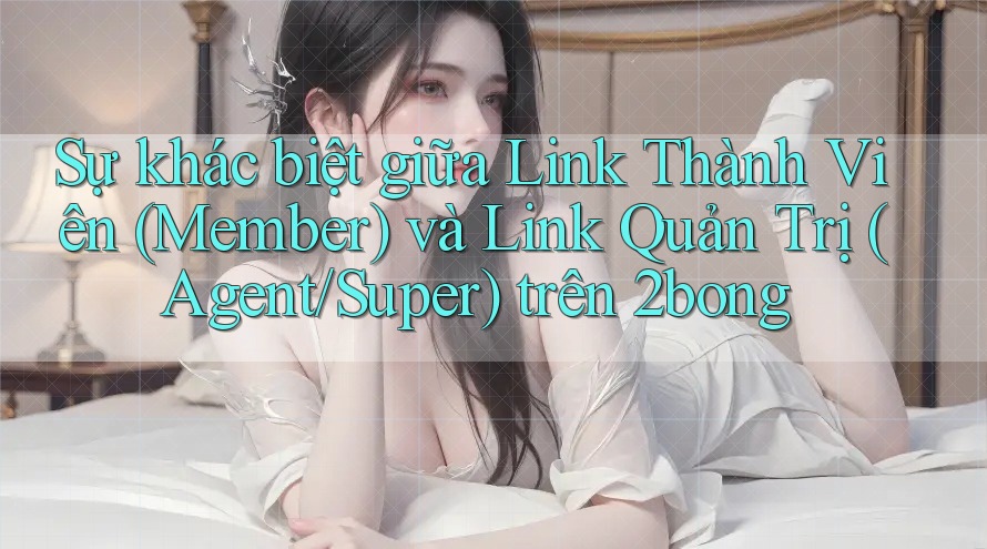 Sự khác biệt giữa Link Thành Viên (Member) và Link Quản Trị (Agent/Super) trên 2bong
