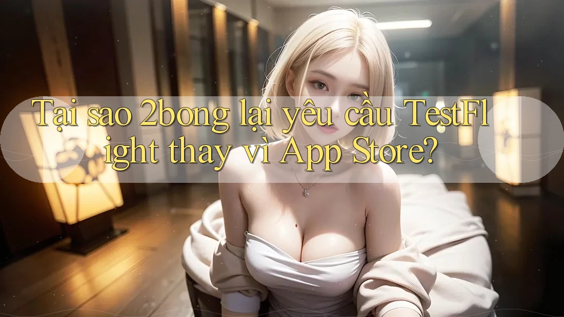 Tại sao 2bong lại yêu cầu TestFlight thay vì App Store? Tại sao 2bong lại yêu cầu TestFlight thay vì App Store?