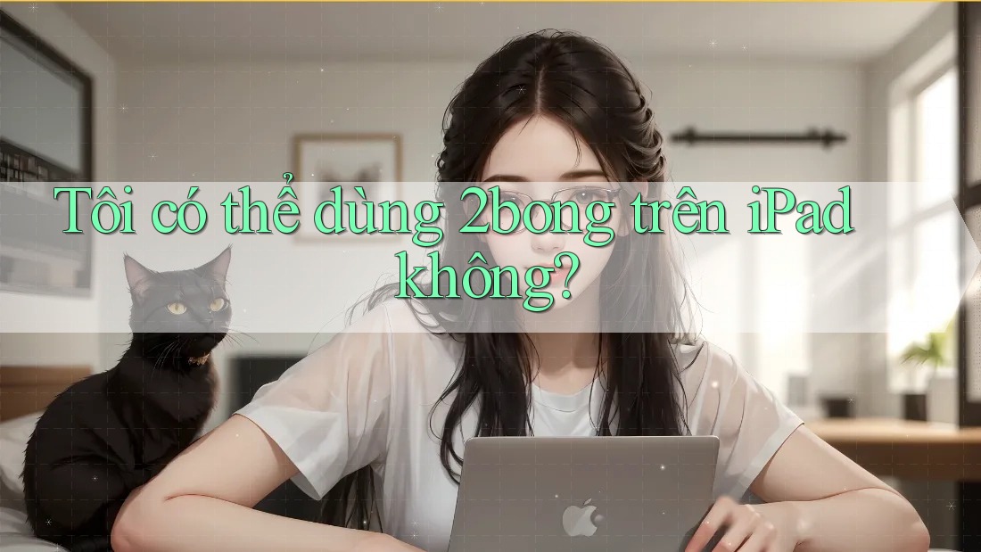 Tôi có thể dùng 2bong trên iPad không? Tôi có thể dùng 2bong trên iPad không?