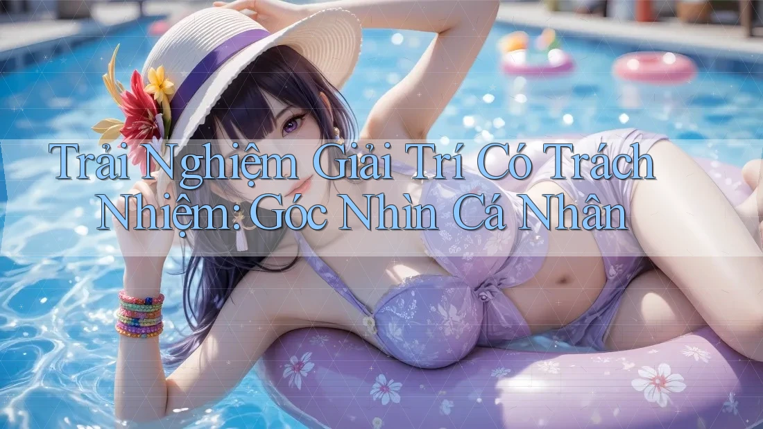 Trải Nghiệm Giải Trí Có Trách Nhiệm: Góc Nhìn Cá Nhân