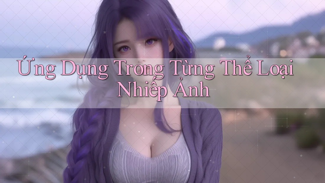 Ứng Dụng Trong Từng Thể Loại Nhiếp Ảnh