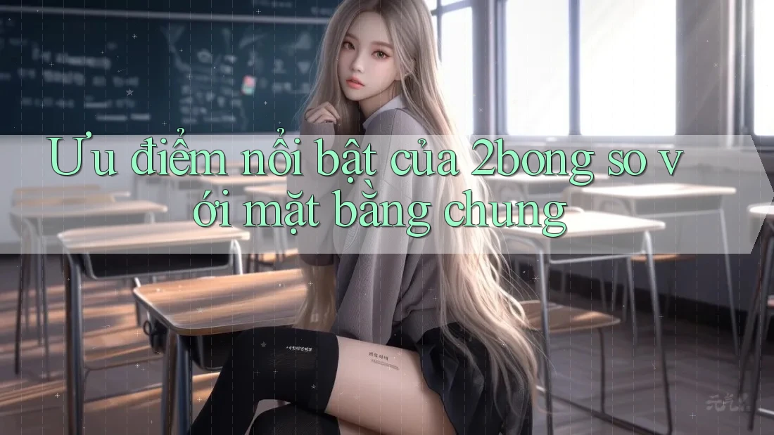 Ưu điểm nổi bật của 2bong so với mặt bằng chung Ưu điểm nổi bật của 2bong so với mặt bằng chung