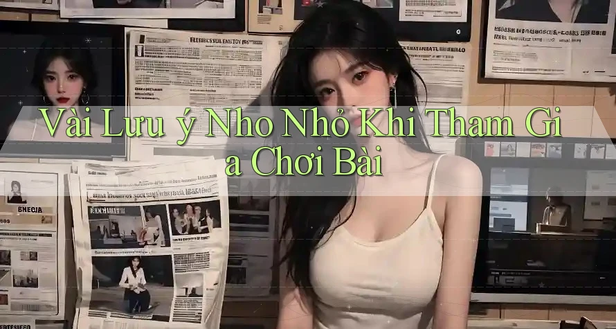 Vài Lưu ý Nho Nhỏ Khi Tham Gia Chơi Bài