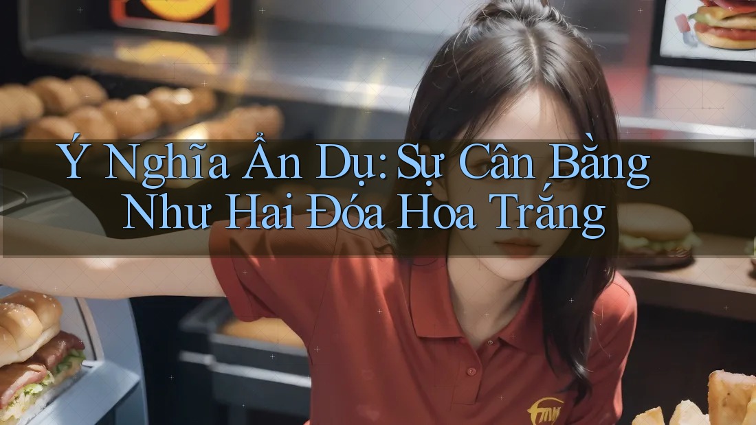 Ý Nghĩa Ẩn Dụ: Sự Cân Bằng Như Hai Đóa Hoa Trắng